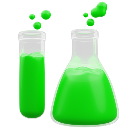 Chemical Bottle  3D Icon