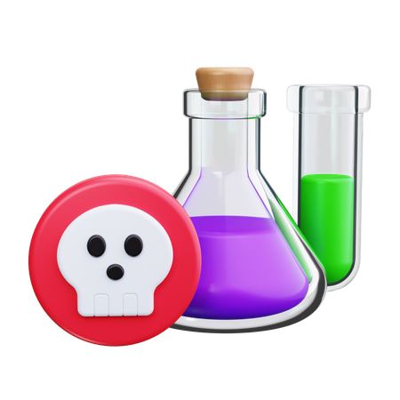 Chemical Bottle  3D Icon