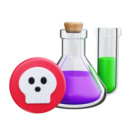 Chemical Bottle  3D Icon