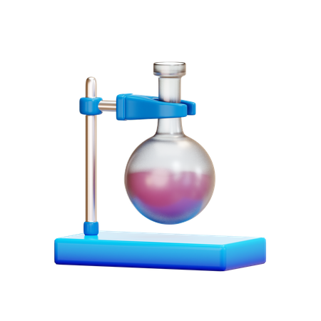 Chemical bottle  3D Illustration