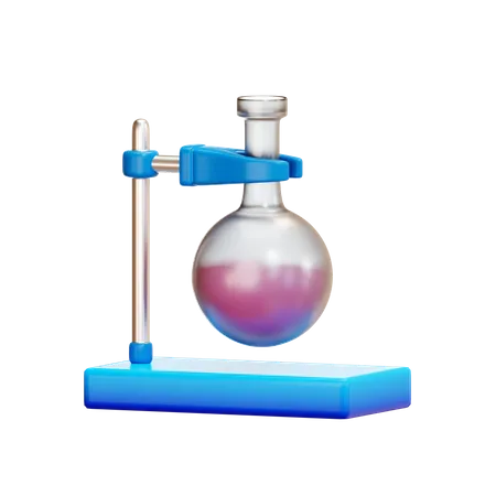 Chemical bottle  3D Illustration