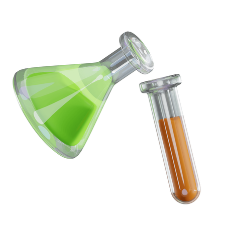 Chemical Bottle Lab  3D Icon