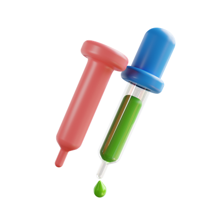 Chemical Dropper  3D Icon