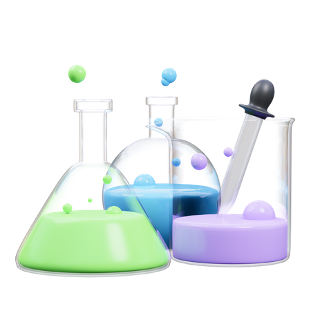 Chemical Experiment  3D Icon