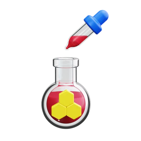 Chemical Experiment  3D Icon