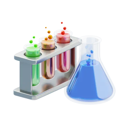 Chemical Experiment  3D Icon