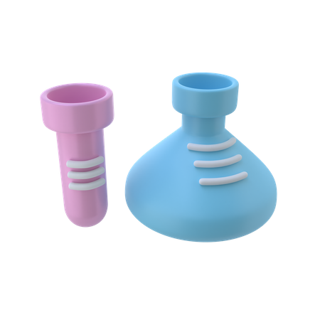 Chemical Experiment  3D Icon