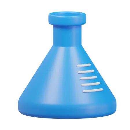 Chemical Flask 3 D Icon 3D Icon