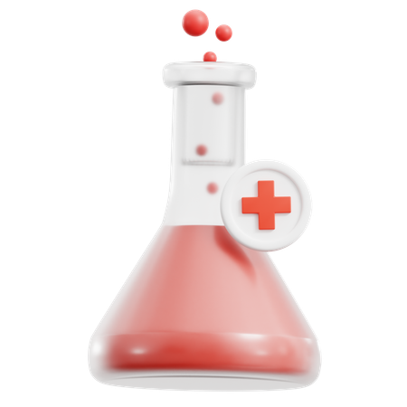 Chemical Flask  3D Icon