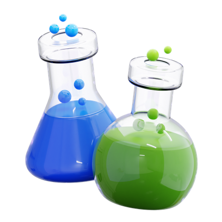 Chemical Flask  3D Icon