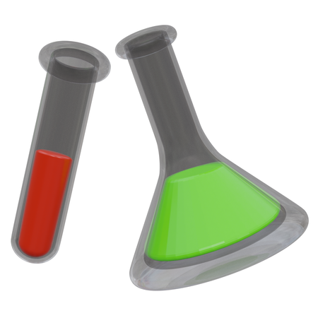 Chemical Flask  3D Icon