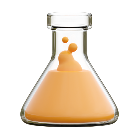 Chemical Flask  3D Icon