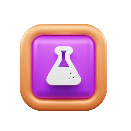 Chemical Flask  3D Icon