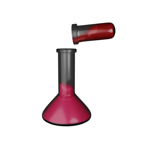 Chemical Flask  3D Icon