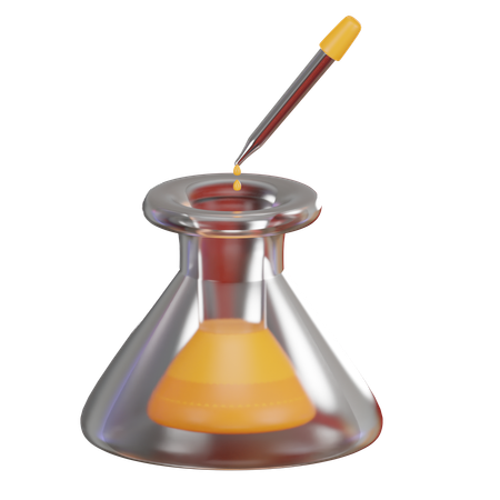 Chemical Flask  3D Icon