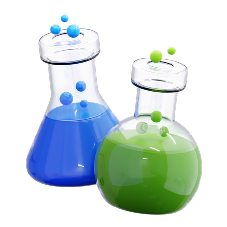 Chemical Flask  3D Icon