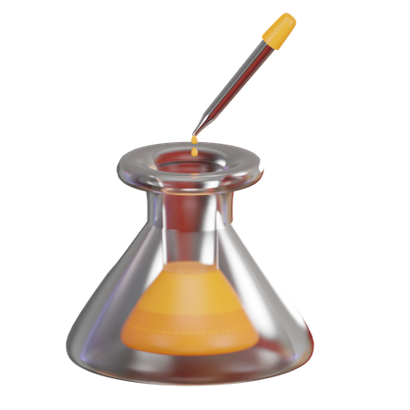 Chemical Flask  3D Icon