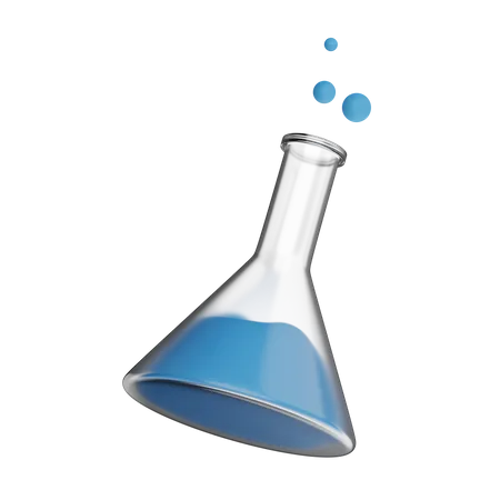 Chemical Flask  3D Illustration