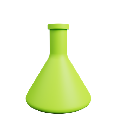 Chemical Flask  3D Illustration