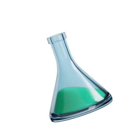 Chemical Flask  3D Illustration