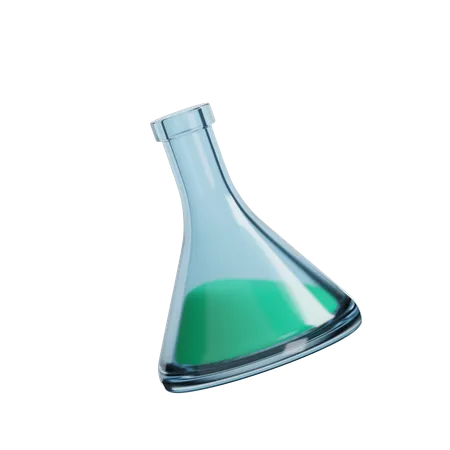 Chemical Flask  3D Illustration