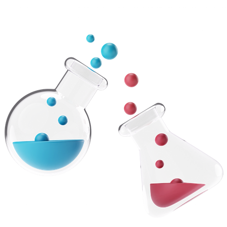 Chemical flask 3D Icon