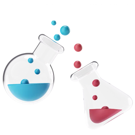 Chemical flask 3D Icon