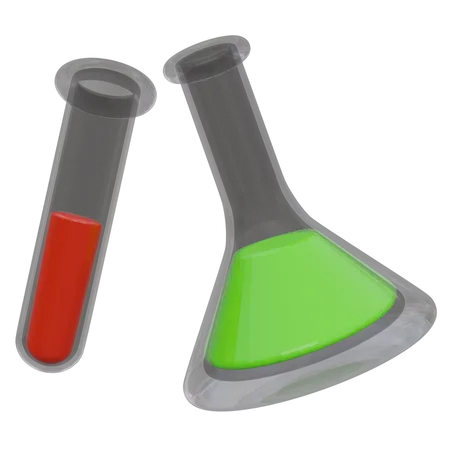 Chemical Flask 3D Icon