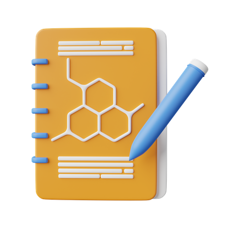 Chemical Formula  3D Icon