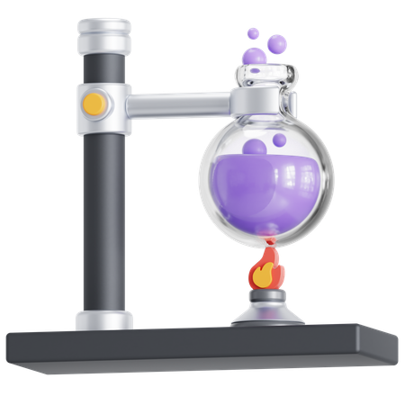 化学熱  3D Icon
