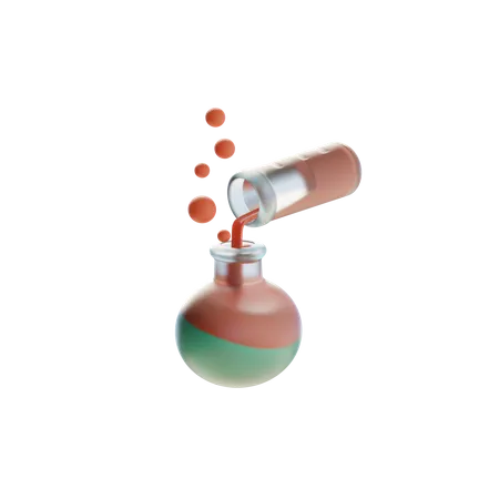 Chemical Liquid Transfer  3D Icon