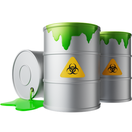 Chemical pollution  3D Icon