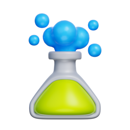 Chemical Reaction  3D Icon