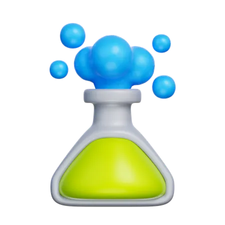 Chemical Reaction  3D Icon