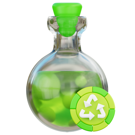 Chemical Recycling  3D Icon