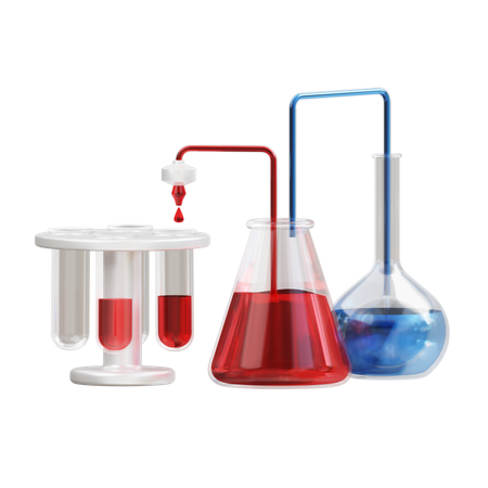 Chemical Research  3D Icon