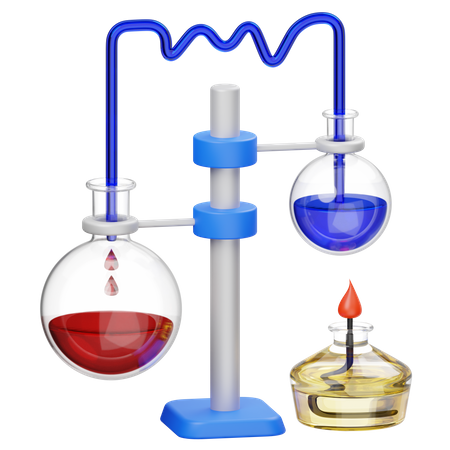 Chemical Research  3D Icon