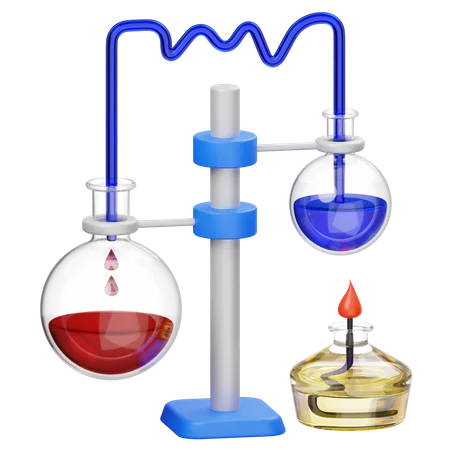 Chemical Research  3D Icon