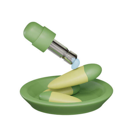 Chemical Seed  3D Icon
