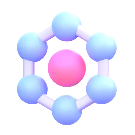 Chemical Structure  3D Icon