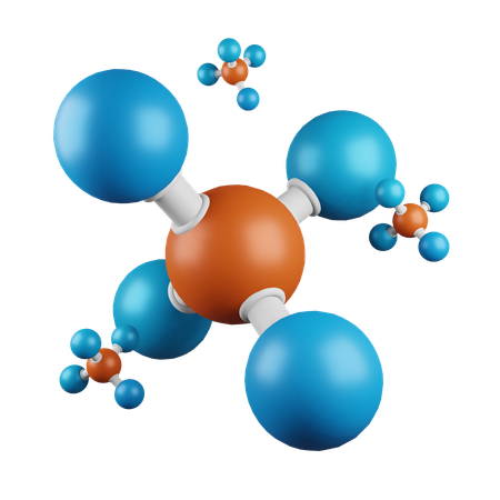 Chemical Structure  3D Icon