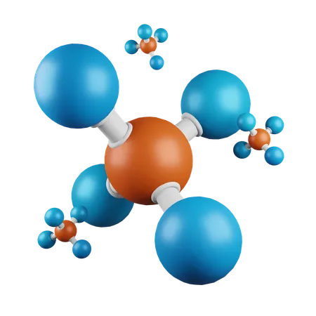 Chemical Structure  3D Icon