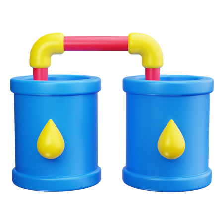 Chemical tank  3D Icon