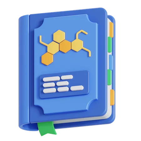 Chemiebuch  3D Icon