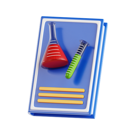 Chemiebuch  3D Icon