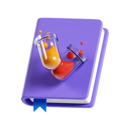 Chemiebuch  3D Icon