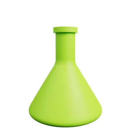 Chemische Flasche  3D Illustration