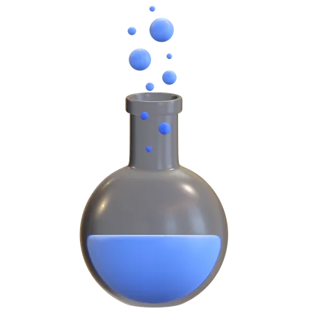 Chemische Flasche  3D Illustration