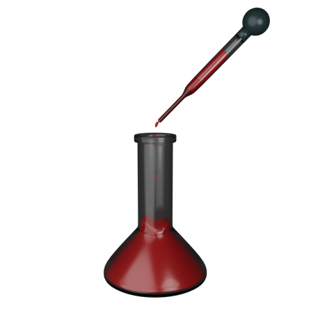 Chemische Flasche  3D Icon