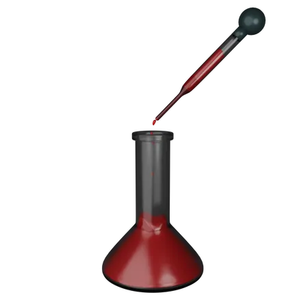 Chemische Flasche  3D Icon